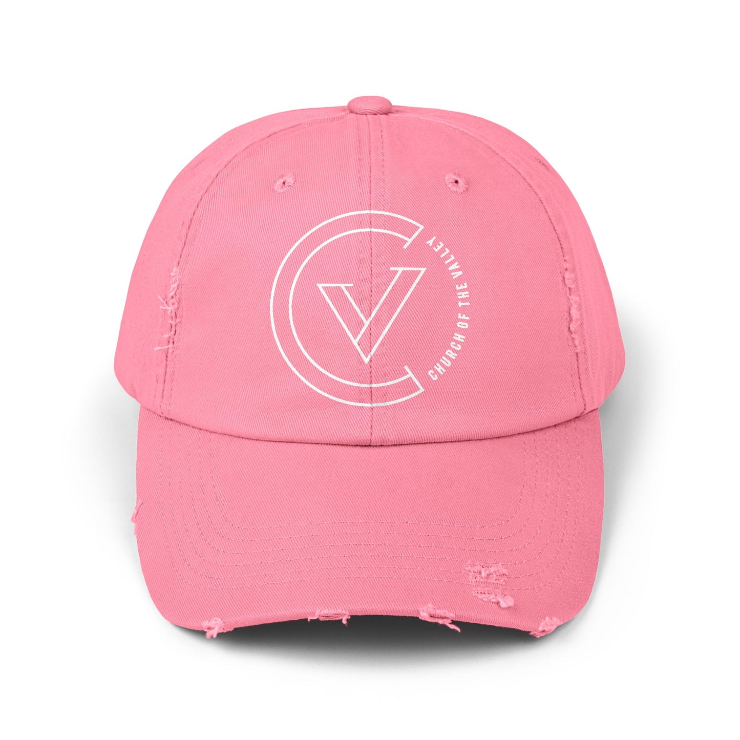 NEW COTV Distressed Cap (WHT)