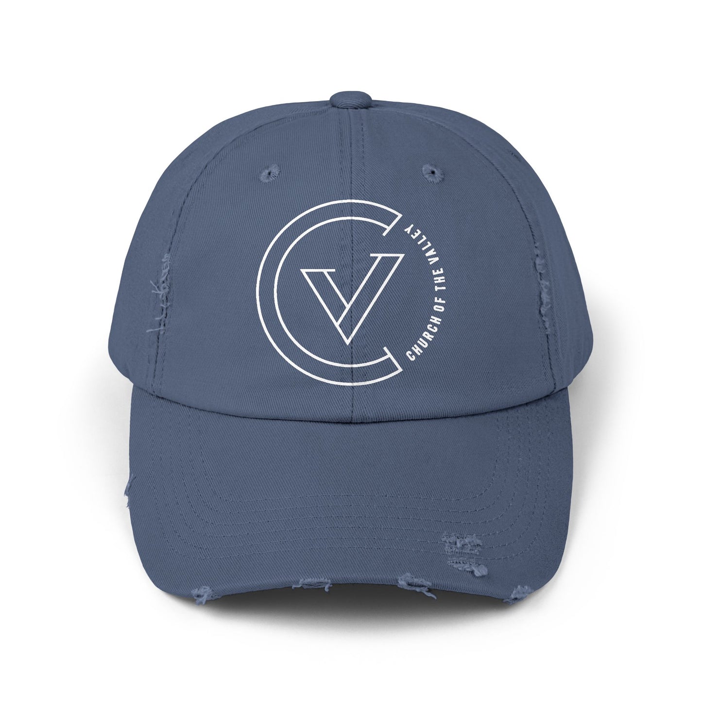 NEW COTV Distressed Cap (WHT)