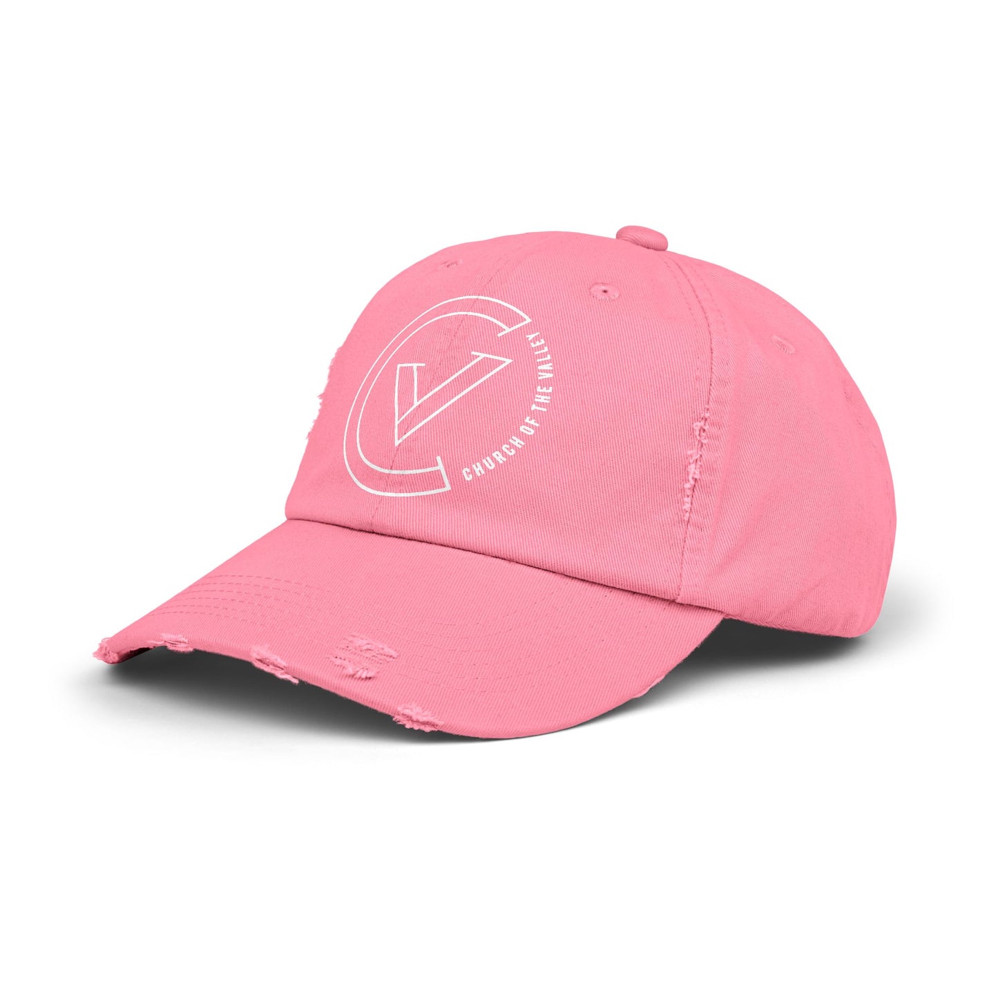 NEW COTV Distressed Cap (WHT)