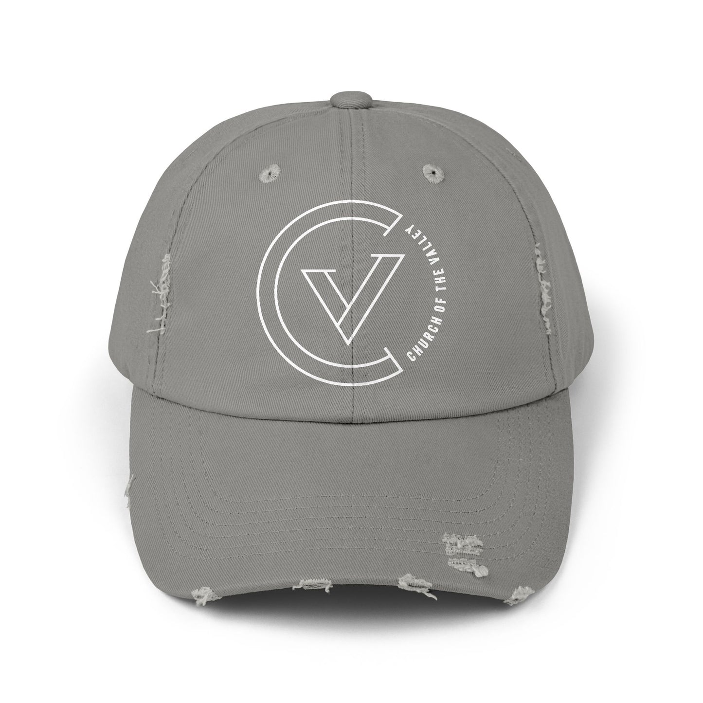 NEW COTV Distressed Cap (WHT)