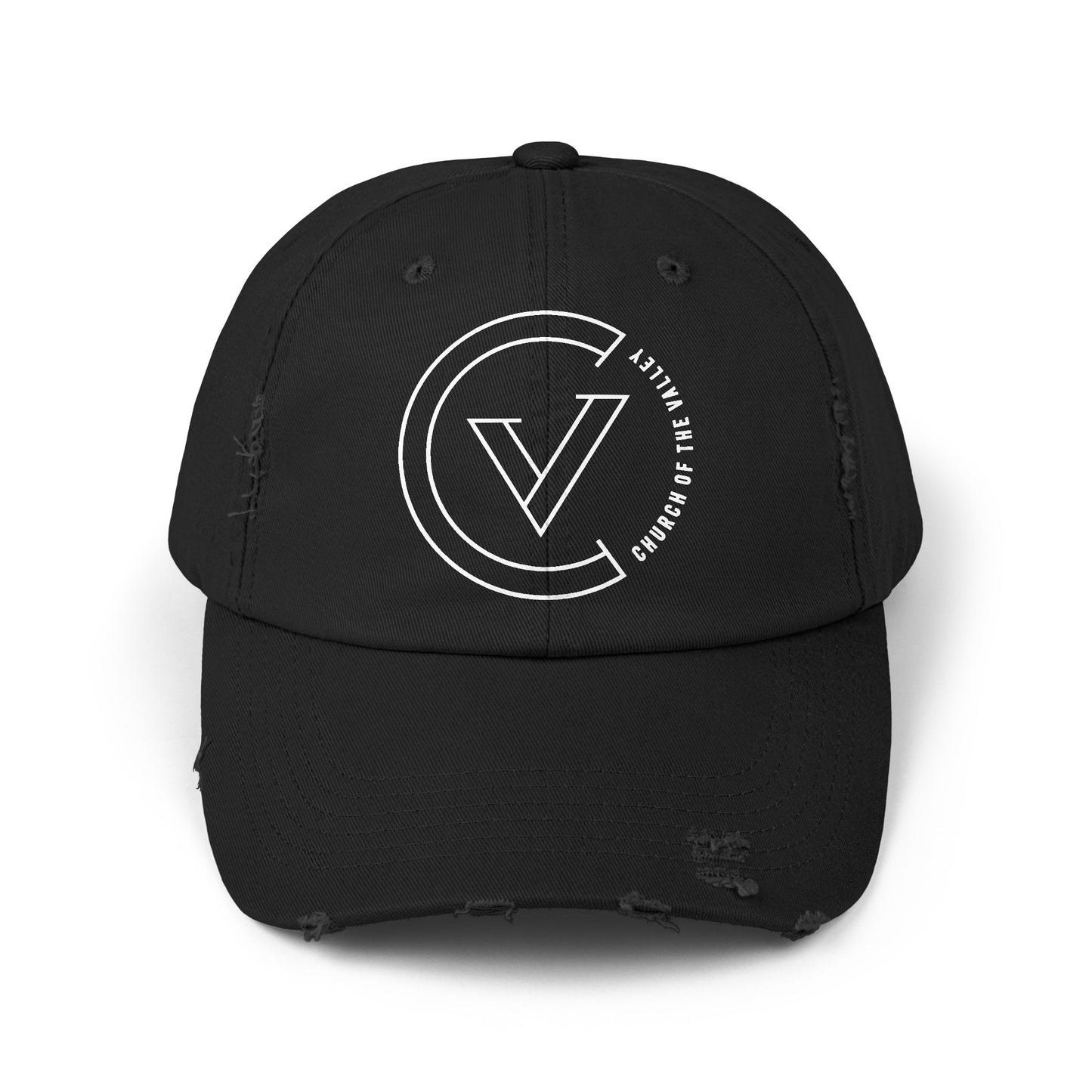 NEW COTV Distressed Cap (WHT)