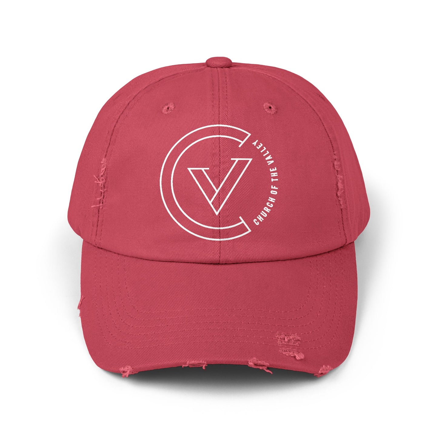 NEW COTV Distressed Cap (WHT)