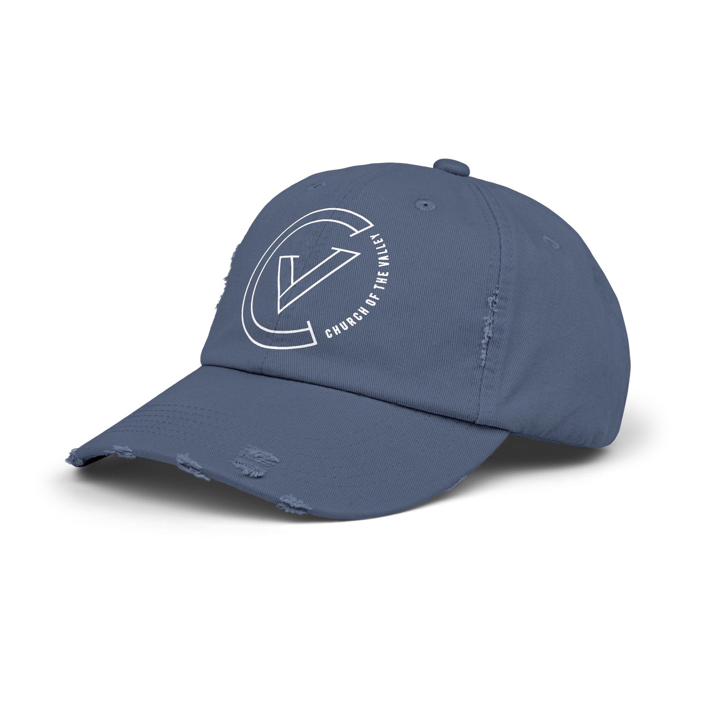 NEW COTV Distressed Cap (WHT)