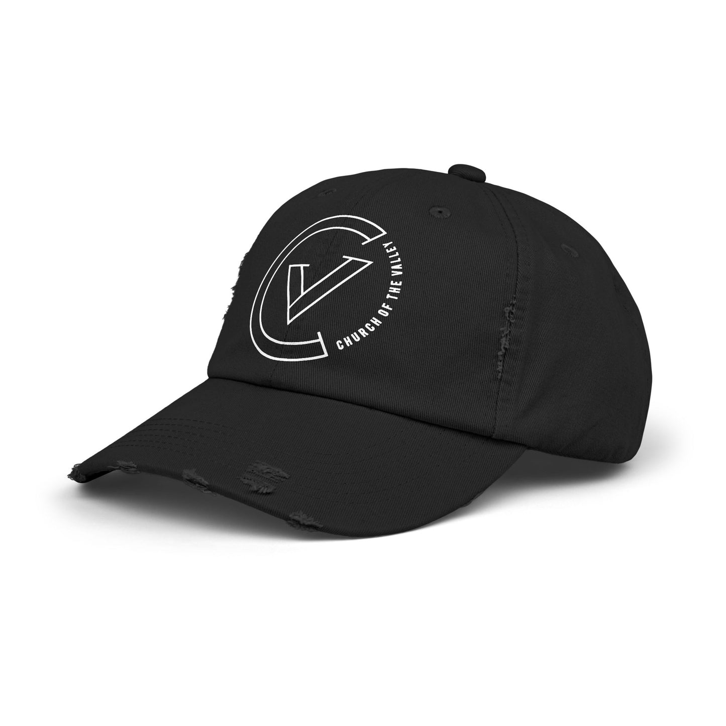 NEW COTV Distressed Cap (WHT)