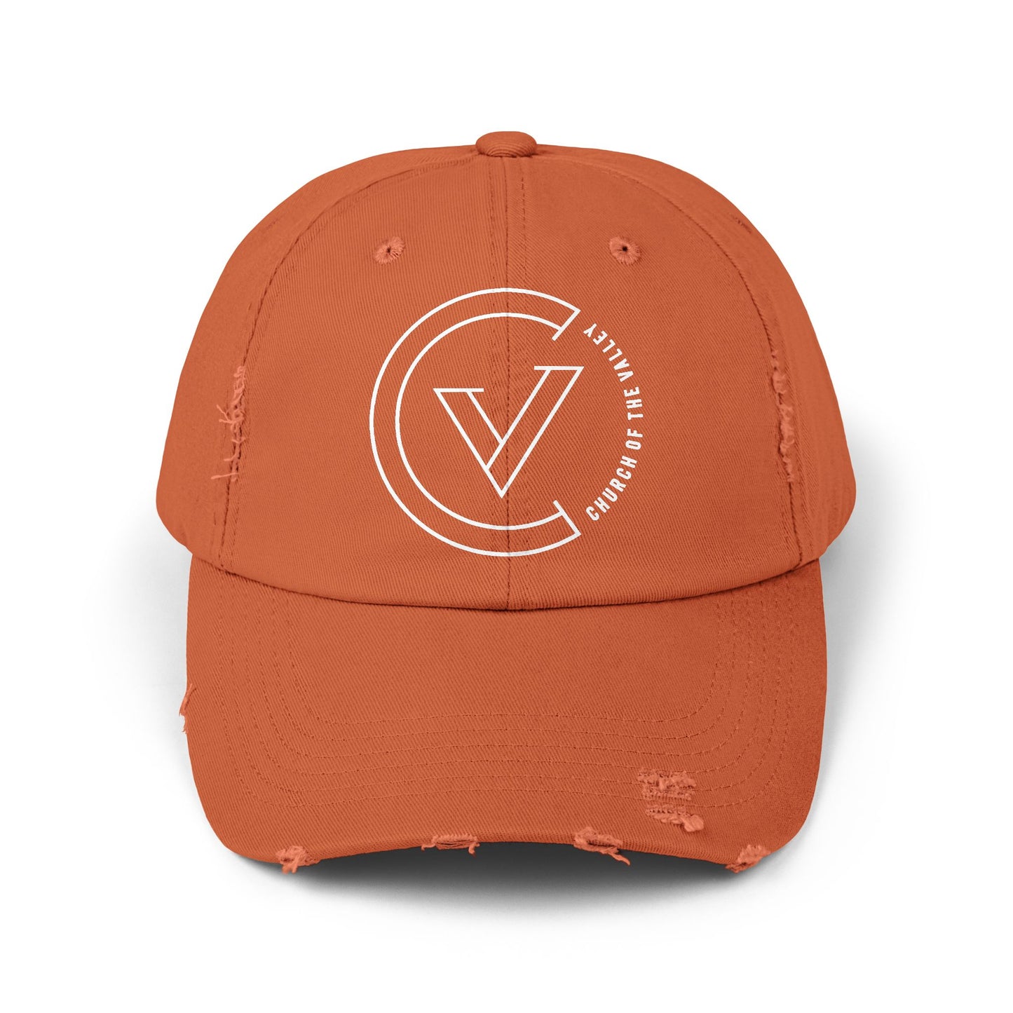 NEW COTV Distressed Cap (WHT)