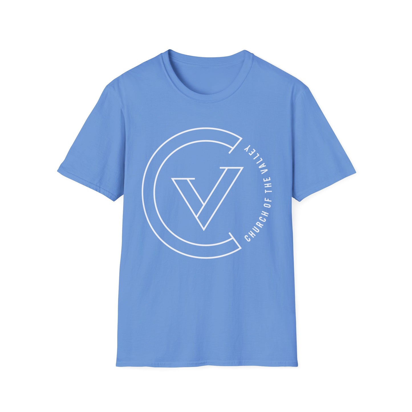 GILDAN White Logo COTV Tee