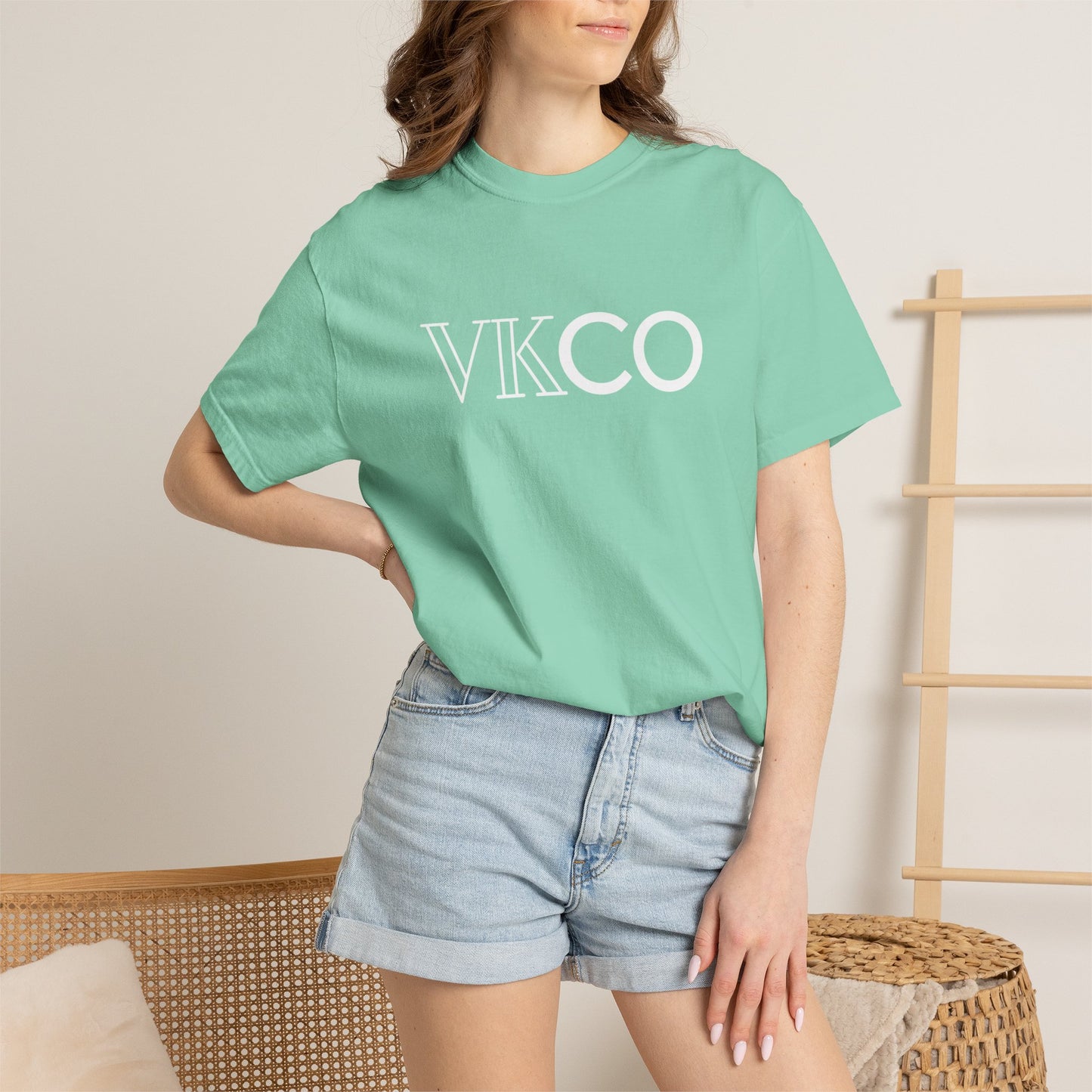 Classic White T-Shirt — Garment-Dyed Crew Tee