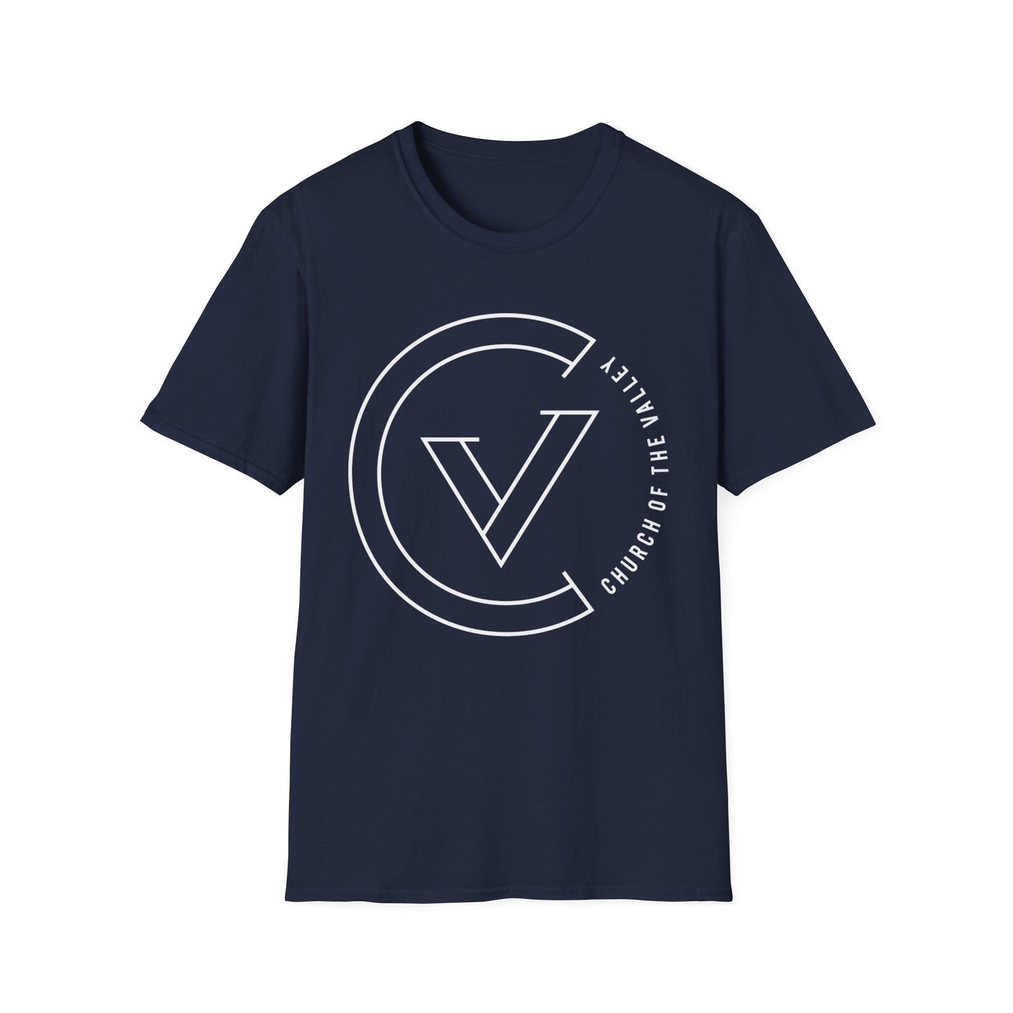 GILDAN White Logo COTV Tee