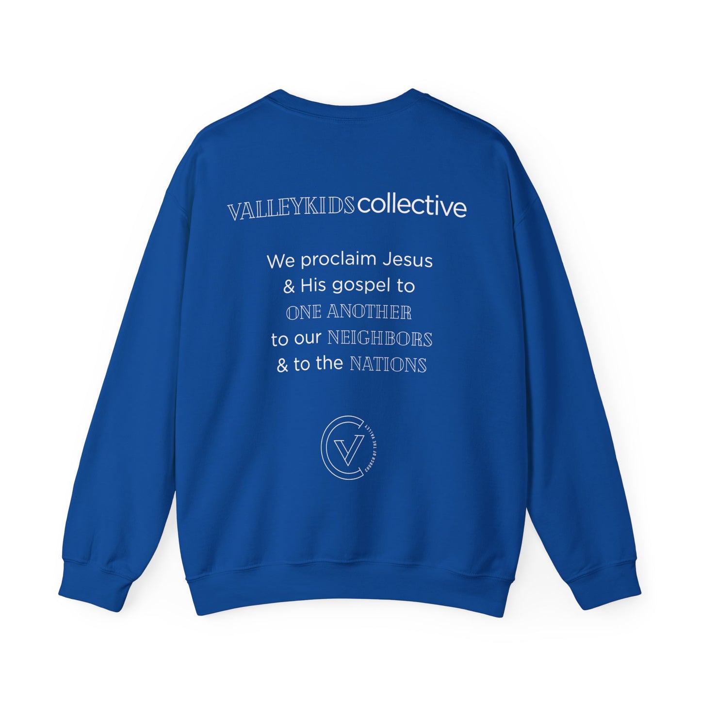 Classic White Crewneck Sweatshirt