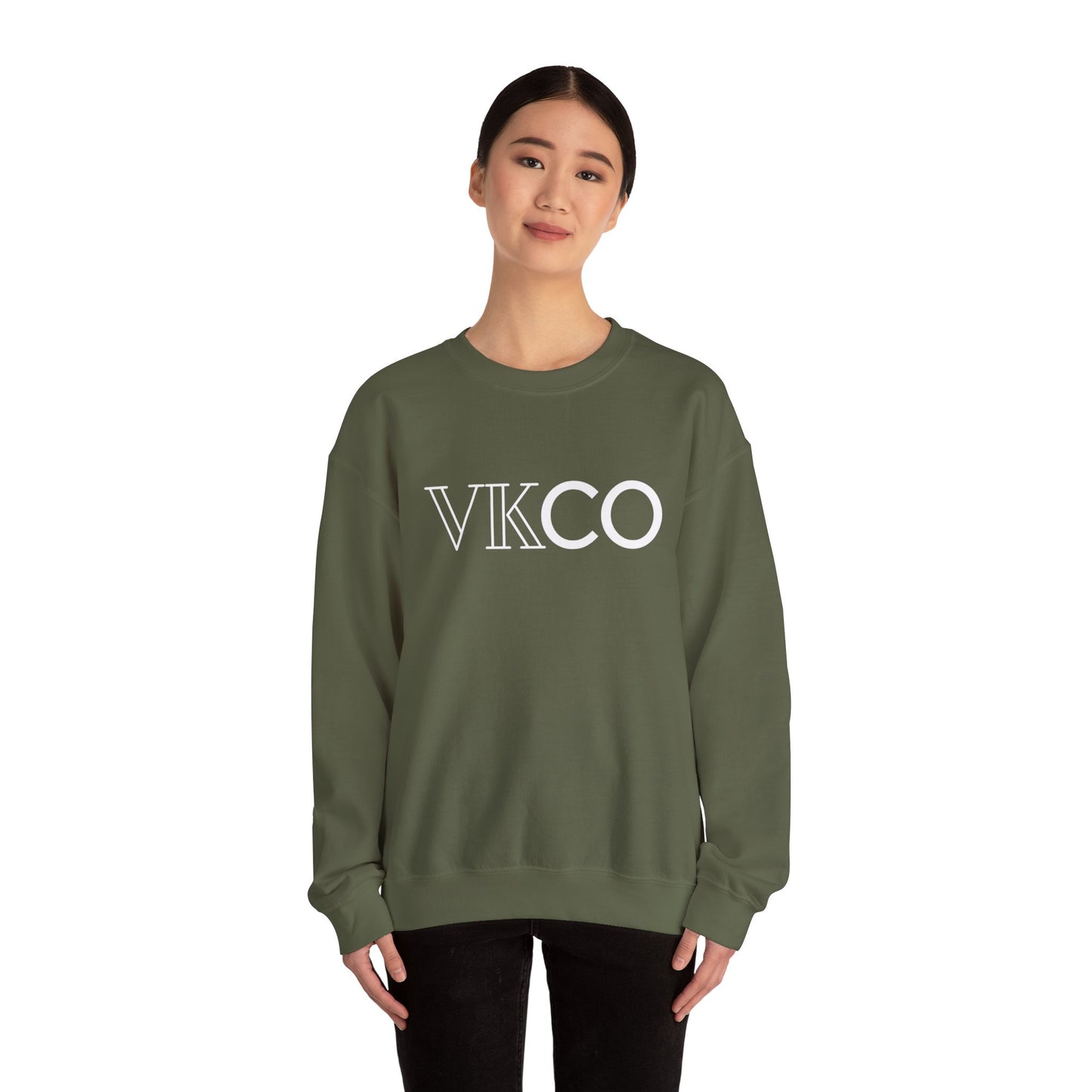 Classic White Crewneck Sweatshirt