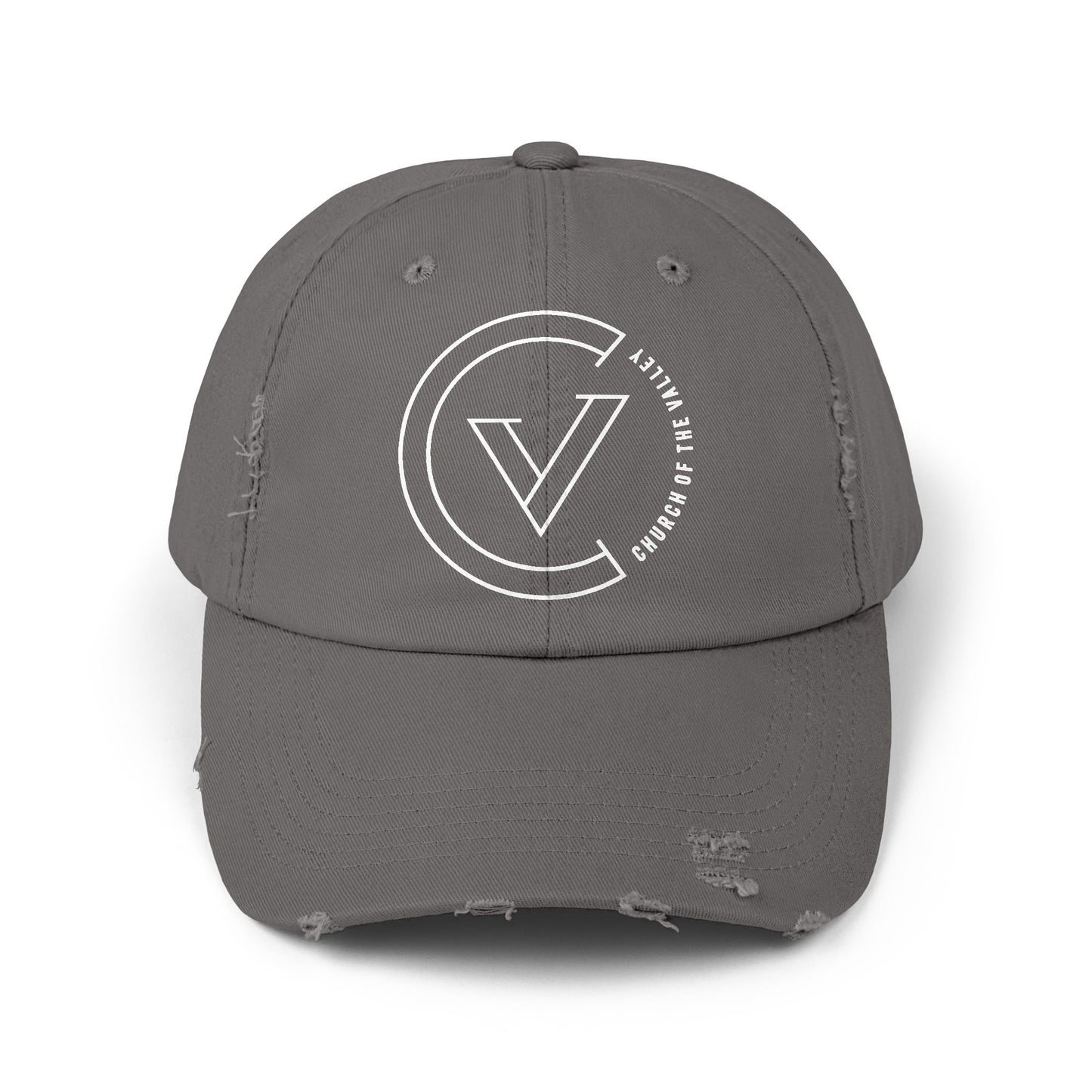 NEW COTV Distressed Cap (WHT)