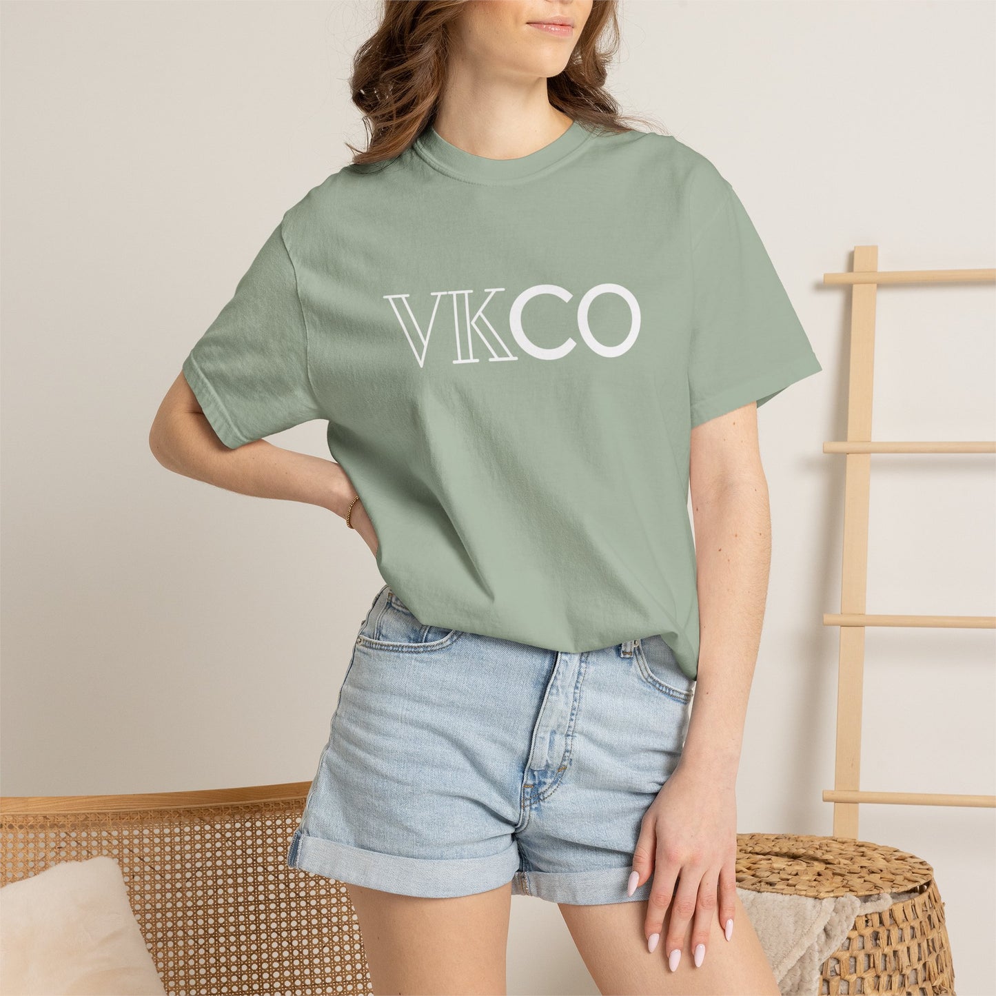 Classic White T-Shirt — Garment-Dyed Crew Tee