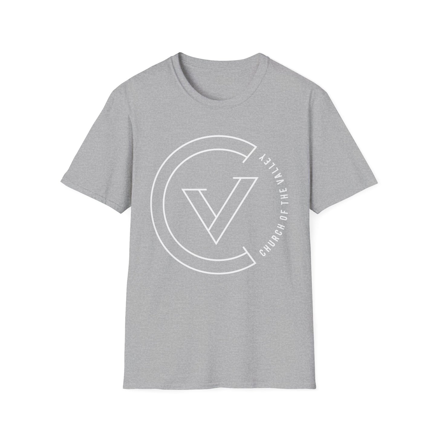 GILDAN White Logo COTV Tee