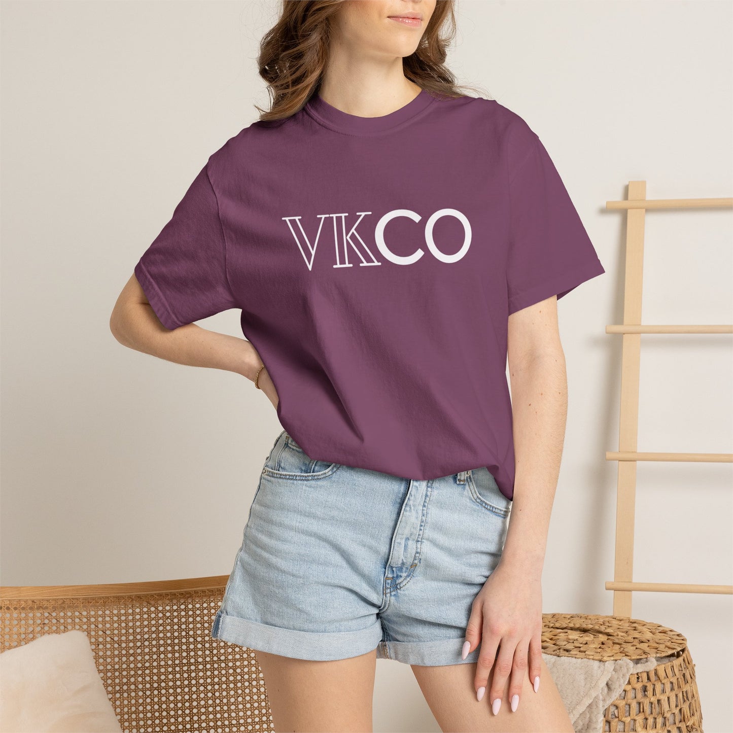 Classic White T-Shirt — Garment-Dyed Crew Tee