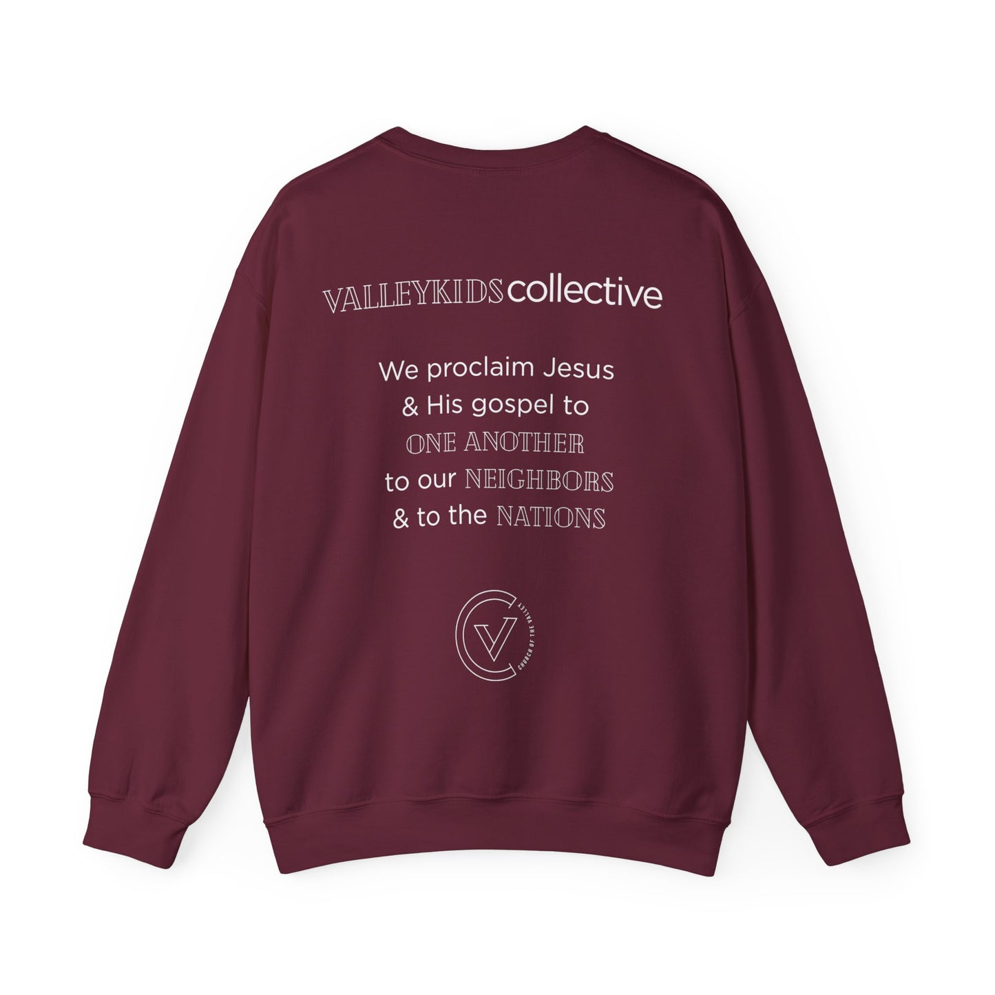 Classic White Crewneck Sweatshirt