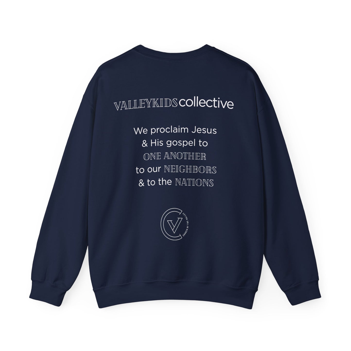 Classic White Crewneck Sweatshirt