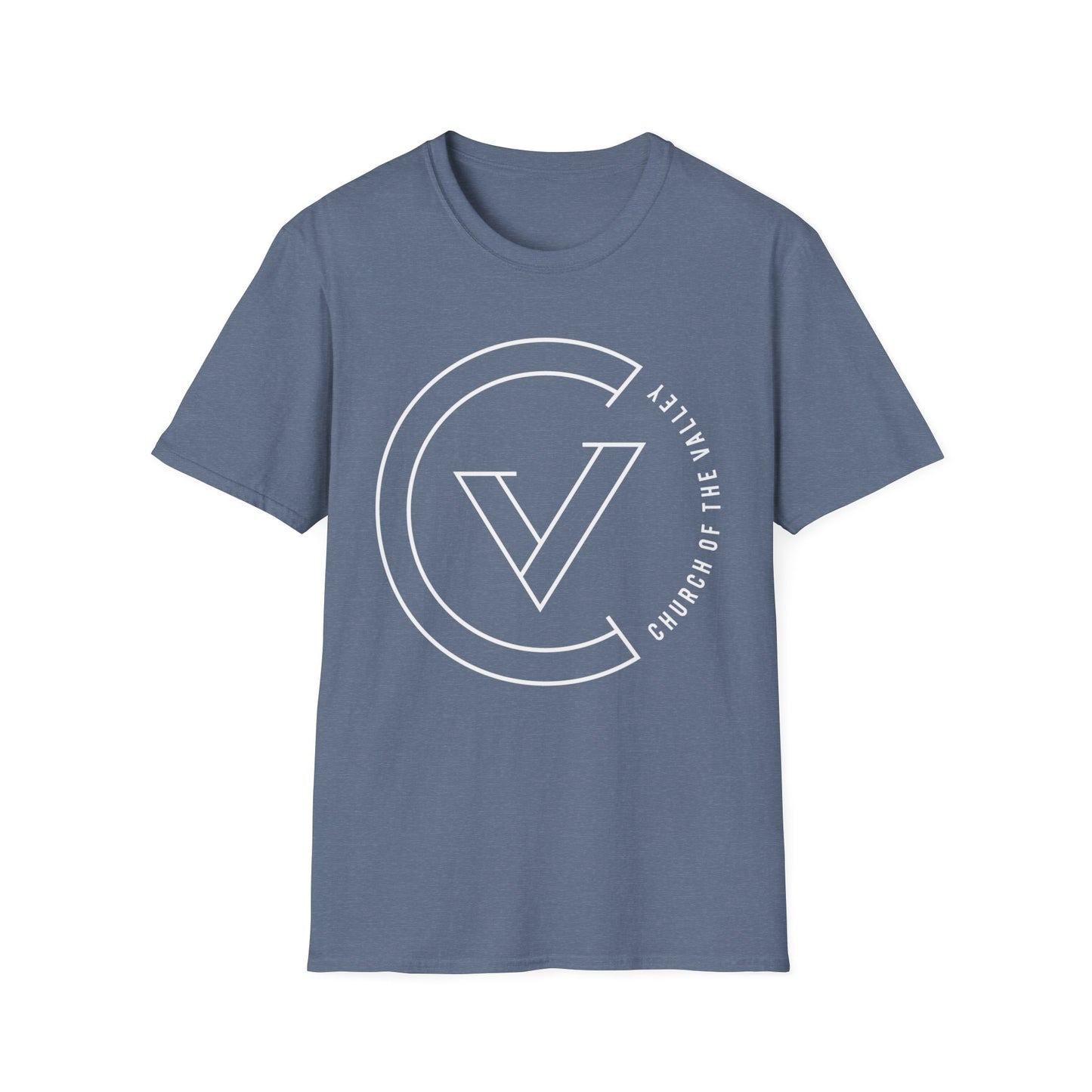 GILDAN White Logo COTV Tee