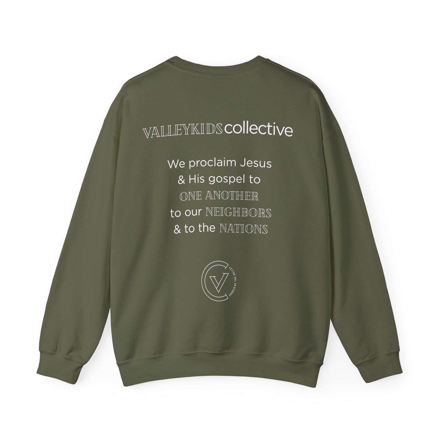 Classic White Crewneck Sweatshirt