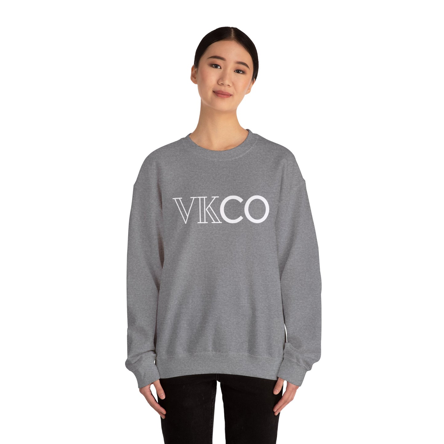 Classic White Crewneck Sweatshirt