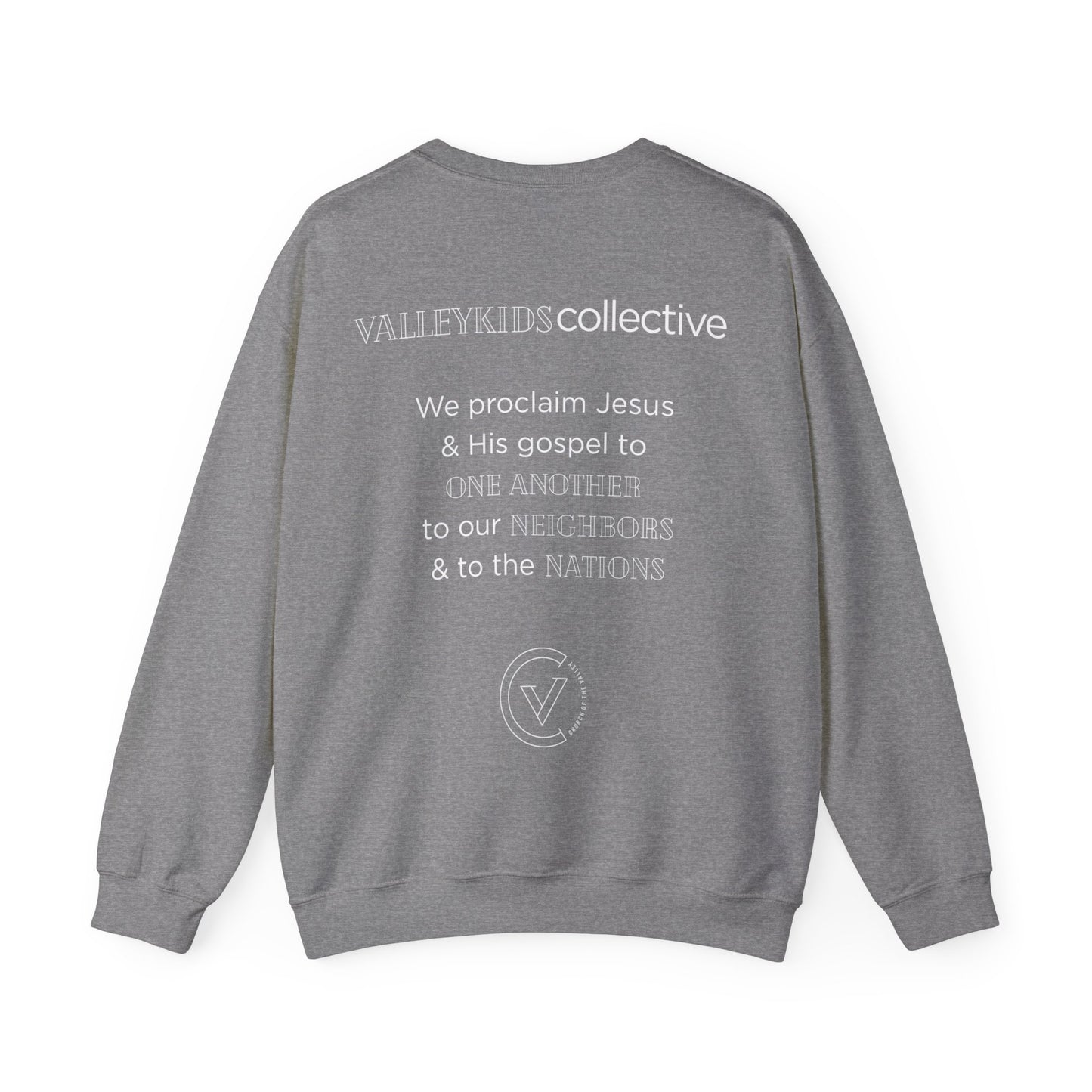 Classic White Crewneck Sweatshirt