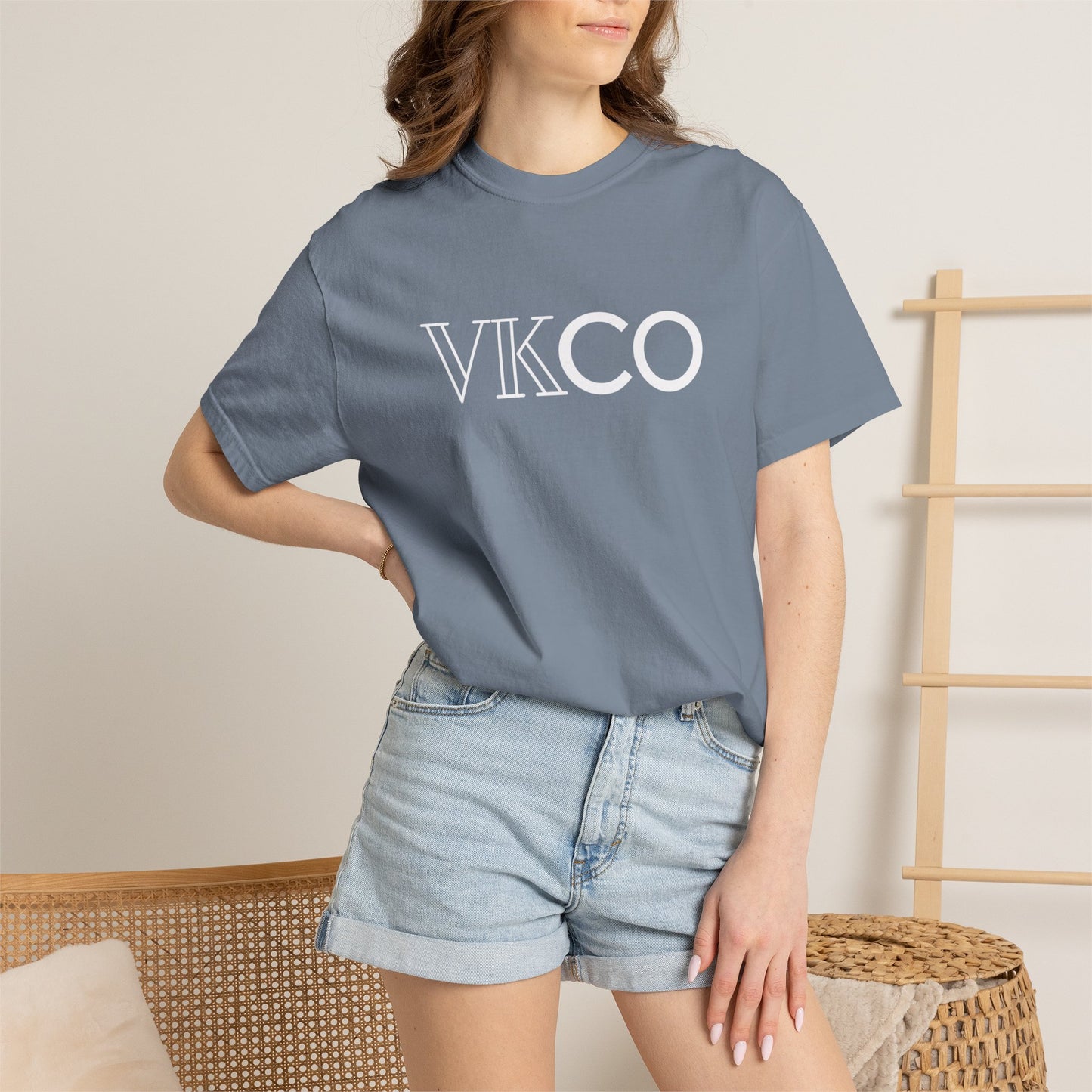 Classic White T-Shirt — Garment-Dyed Crew Tee