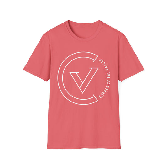 GILDAN White Logo COTV Tee