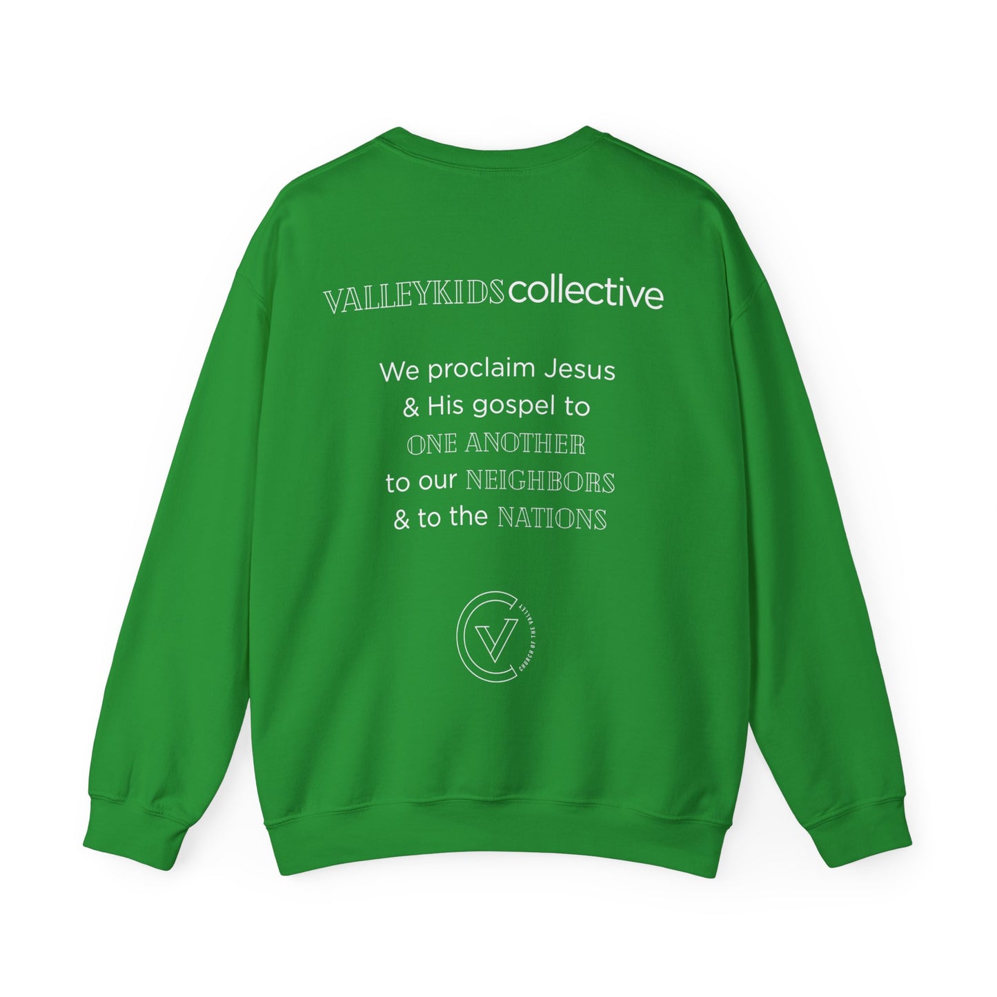 Classic White Crewneck Sweatshirt