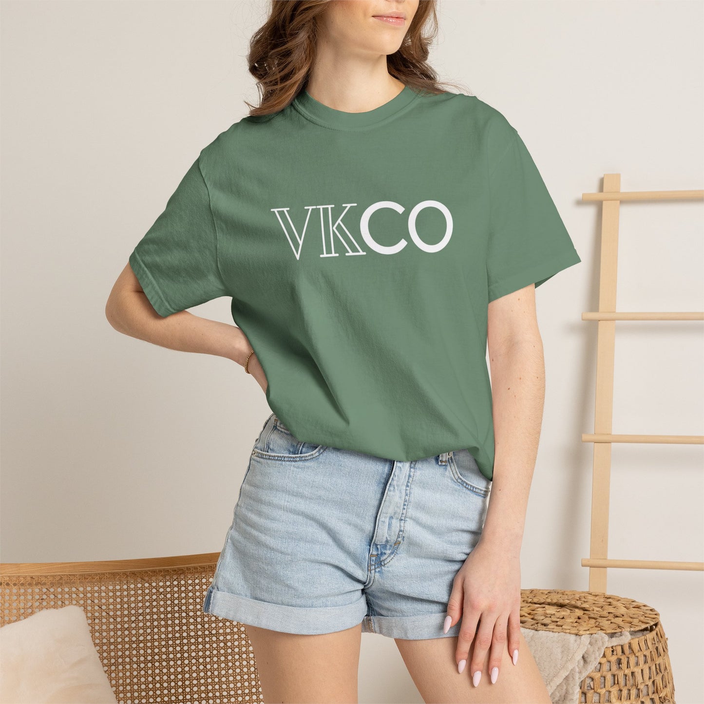 Classic White T-Shirt — Garment-Dyed Crew Tee